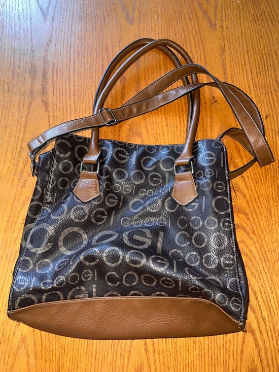 COOGI Brown Pattern Tote Bag - Picture 2 of 6